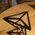 Tensegrity - Impossible table (Hidden wire and tensioner)