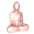 model.png Buddha low poly