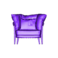 armchair.obj Armchair with cushion