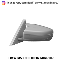 f90.png Fichier STL BMW M5 F90 miroir de porte・Design pour imprimante 3D à télécharger