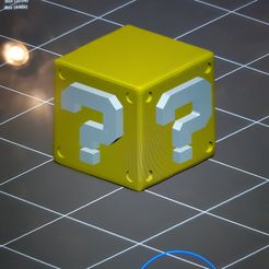 20220221_230837.jpg OBJ file Mario fanart coin and mushroom blocks・3D print model to download