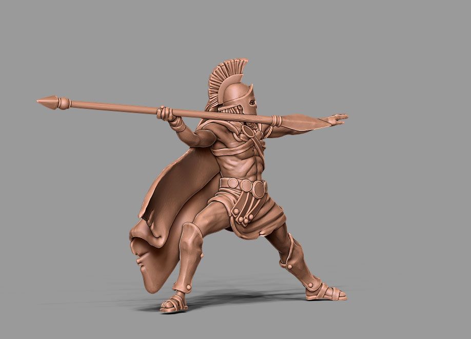 Download STL File Spartan - 35 Mm Scale • Object To 3D Print ・ Cults