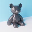 low1.png low poly teddy bear