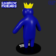 33333.png BLUE FROM ROBLOX RAINBOW FRIENDS | 3D FAN ART