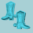 00main.png Cowboy Boots - Molding Arrangement EVA Foam Craft