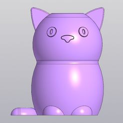 1.jpg Funny cat Vase Penholder