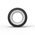 5.jpg 3D file Diecast Whitewall rear tire of vintage dragster Version 1 Scale 1:25・3D print model to download