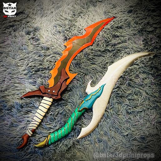 WarTech Medieval Dragon Slayer Dagger - 5" Stainless Blade With Color Inlays