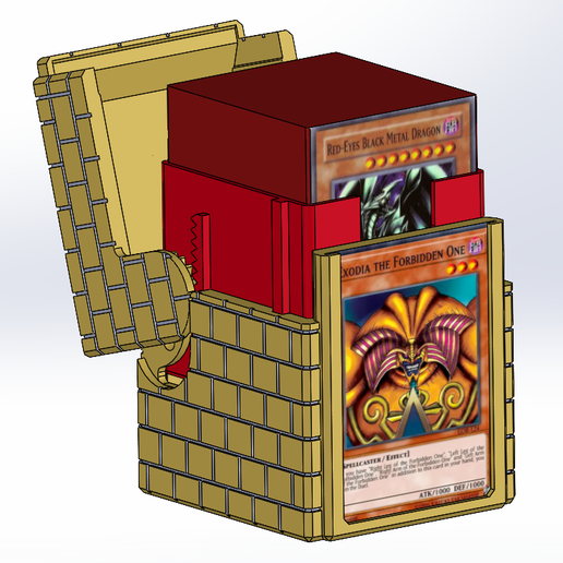 box deck yugioh Amazon.com: UAONO Card Deck Box for Yugioh MTG, 100+ Deck Case with 2  Dividers, PU Leather Storage Box, Compatible with Collectible Trading Cards  (Black & Red, Sky Dragon) : Toys & Games main image 1