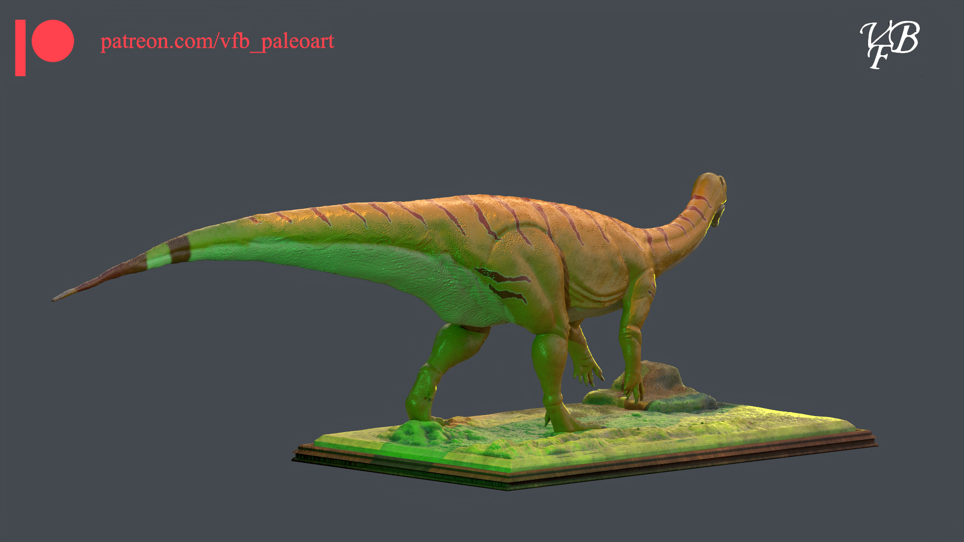 tbrender_003.png STL file Plateosaurus egelhardti・3D printing idea to download, VFB_Paleoart