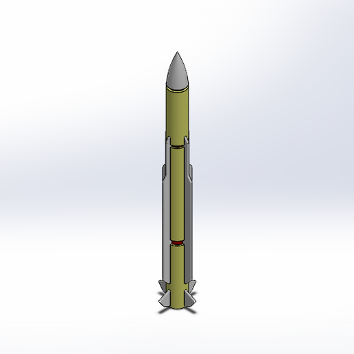 🚀 SM-2 ROCKET MISSILE CONCEPT PROTOTYPE・ STL File for 3D printing・Cults