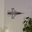 F-16-Fighting-Falcon-22.png F-16 FIGHTING FALCON #2 | 2D WALL ART