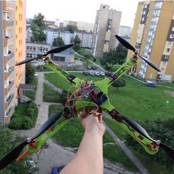 9c745bce0fce3aea6fc9feb12fe18463_preview_featured.jpg Drone/Quadcopter frame - Arduino drone - Ludwik Drone