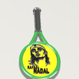 RN 5.PNG Rafael Nadal Keychain