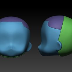 H3.jpg Файл STL Голова Нендороида・Шаблон для 3D-печати для загрузки