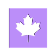 flag_white.STL Download free STL file Canada Day Party Pack • Design to 3D print, MosaicManufacturing