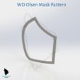 WD Olson Mask Pattern - Mouth.JPG Mask Pattern - ADULT SIZE