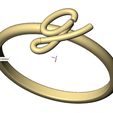 volume1.jpg G letter initial 3d lowercase wire stacker ring