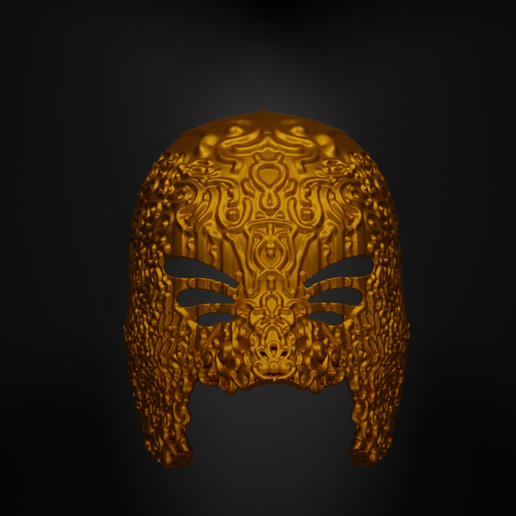 Masquerade Prom Face Mask - Prom Patter Mask 3D print model 3D model