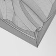 wf1.jpg Abstract mesh relief decor panel N02 3D print model