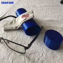 FUNDA GAFAS BASICA-F1.jpeg STL file Prescription Eyeglass Case・Model to download and 3D print, 3DAKSER
