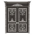 Wireframe-1.jpg Carved Door Classic 0901 White
