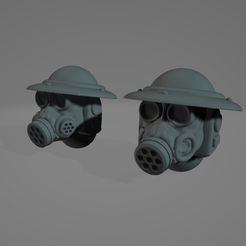 brodie-triple2.jpg Download free STL file Trencher 28mm heads • Object to 3D print, Plagueiarism
