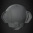 SamusPowerHelmetBackBase.jpg Metroid Samus Aran Power Suit Helmet for Cosplay