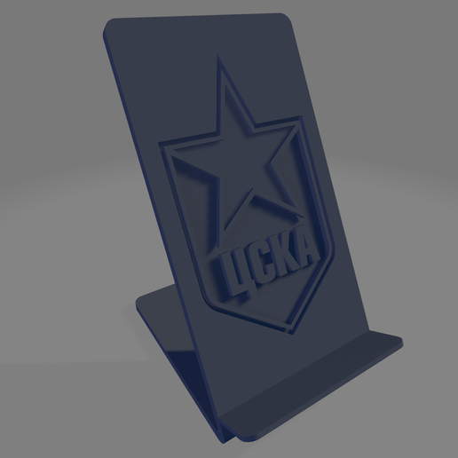 📞 HC CSKA Moscow Phone Holder・ STL File for 3D printing・Cults