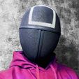 Squid Game Mask - Soldier Mask Cosplay 3D print model