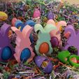 Easter-Bunny-Egg-Holder-Pic1.jpg Easter Bunny Rabbit Chick Plastic Egg Holder 3D STL