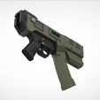 1.227.jpg Modified H&K MP5K from the movie Doom 3d print model
