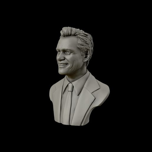 24.jpg OBJ-Datei Jim Carrey Büste Skulptur 3D-Druck Modell herunterladen • Modell für 3D-Drucker, selfix