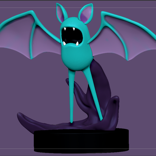 Zubat (original) 3D model