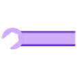 Maulschlüssel 13 komma 4 mm-Körper (Meshed).stl Audi open-end wrench and Ring wrench 13,4 mm Size
