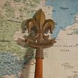 On-Stick.jpeg Scouts BSA Fleur de Lis Flag Topper