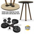 Banner.jpg Tripod Table Mounting Plastic Spare Parts and Balance Feets