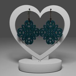 r1.jpg Archivo STL Pendientes Mandala 44・Modelo imprimible en 3D para descargar