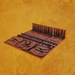 Cavalry.png Dwarven Mine miniature bases and trays designed for Conquest: The Last Argument of Kings
