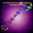 6.jpg Lich King Frostmourne Key Blade Cosplay Kingdom Hearts - STL File 3D print model