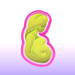 185.jpg STL file MOTHER'S DAY COOKIE CUTTER - MOTHER'S DAY COOKIE CUTTER・Design to download and 3D print