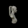 27.jpg Bella Hadid portrait sculpture 3D print model