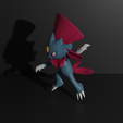 Weavile5.png Modèle d'impression 3D de Sneasel et Weavile