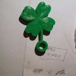 shamrock.jpg STL-Datei Shamrock for key Chain・Design für den 3D-Druck zum Herunterladen