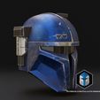 10007-1.jpg Heavy Mandalorian Helmet - 3D Print Files