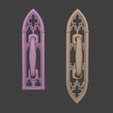 Screenshot-2026-08-15-145031.png Cathedral Gothic Pull Handles – Gothic Cabinet Handle Set, Arched Furniture Hardware, Decorative Drawer Pulls 3D Print File