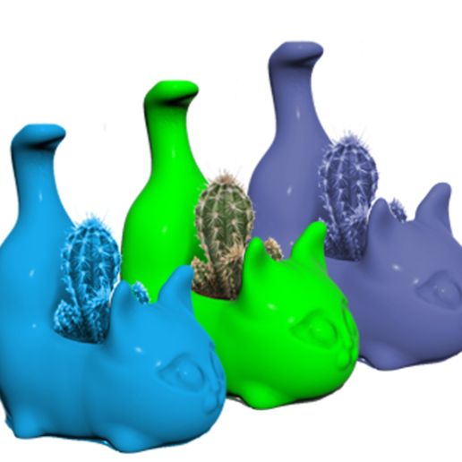 CAT-PLANTER 3D model