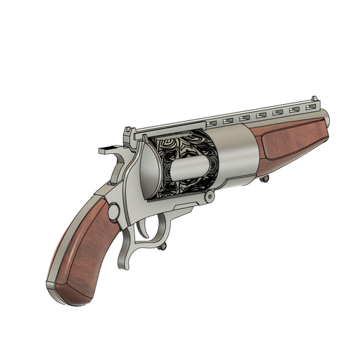 🎮 The Ghoul's Revolver - Fallout・ STL File for 3D printing・Cults