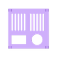 Backside_Fixed.stl 3D Printer Electronics Enclosure (Pi, MOSFET, PSU, RAMPS, Relay)