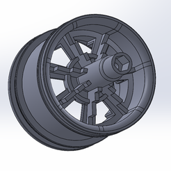 1.png STL file toy car wheel・Model to download and 3D print